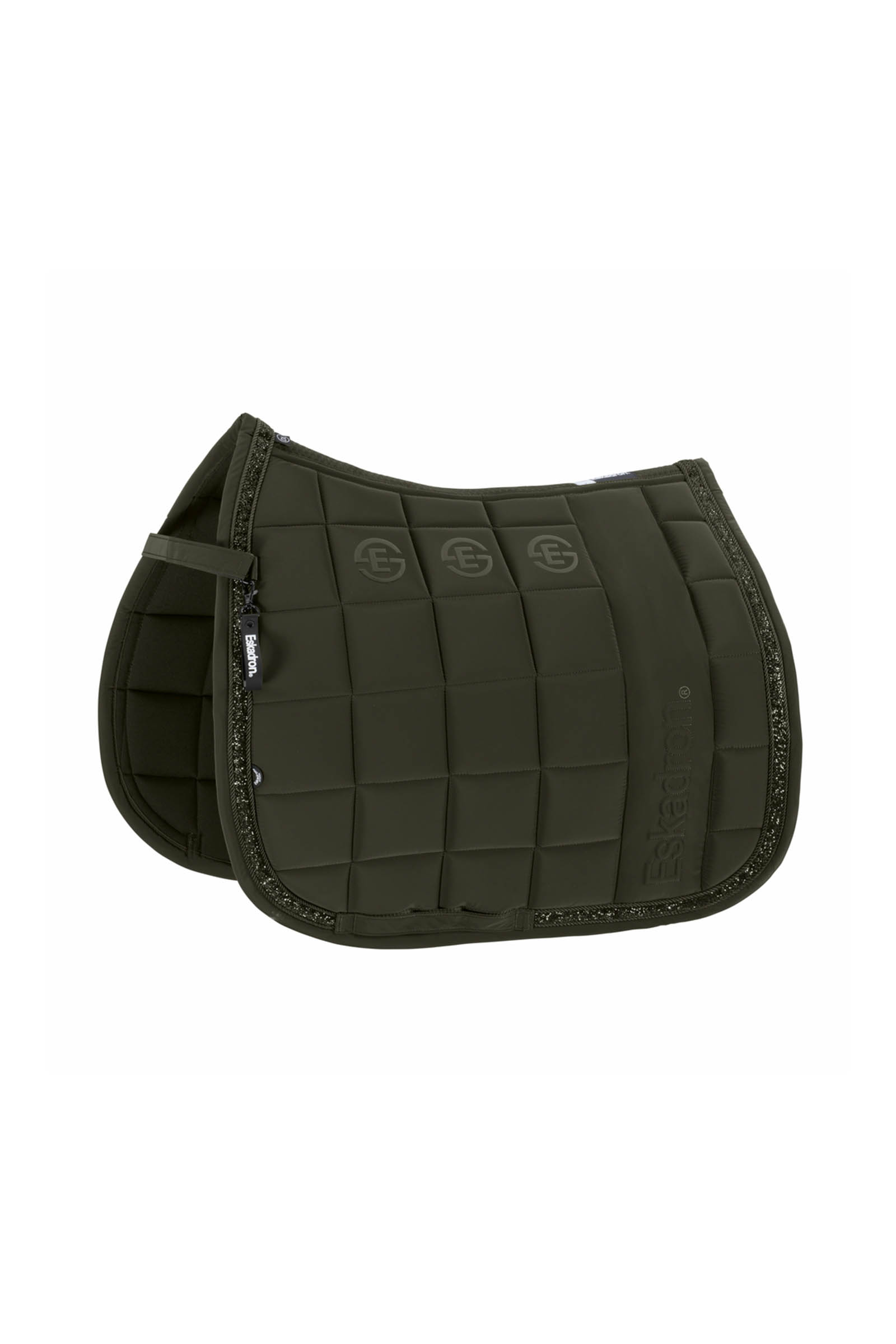 Olive Eskadron Dynamics AW25 Big Square Jewel dressuur zadeldek