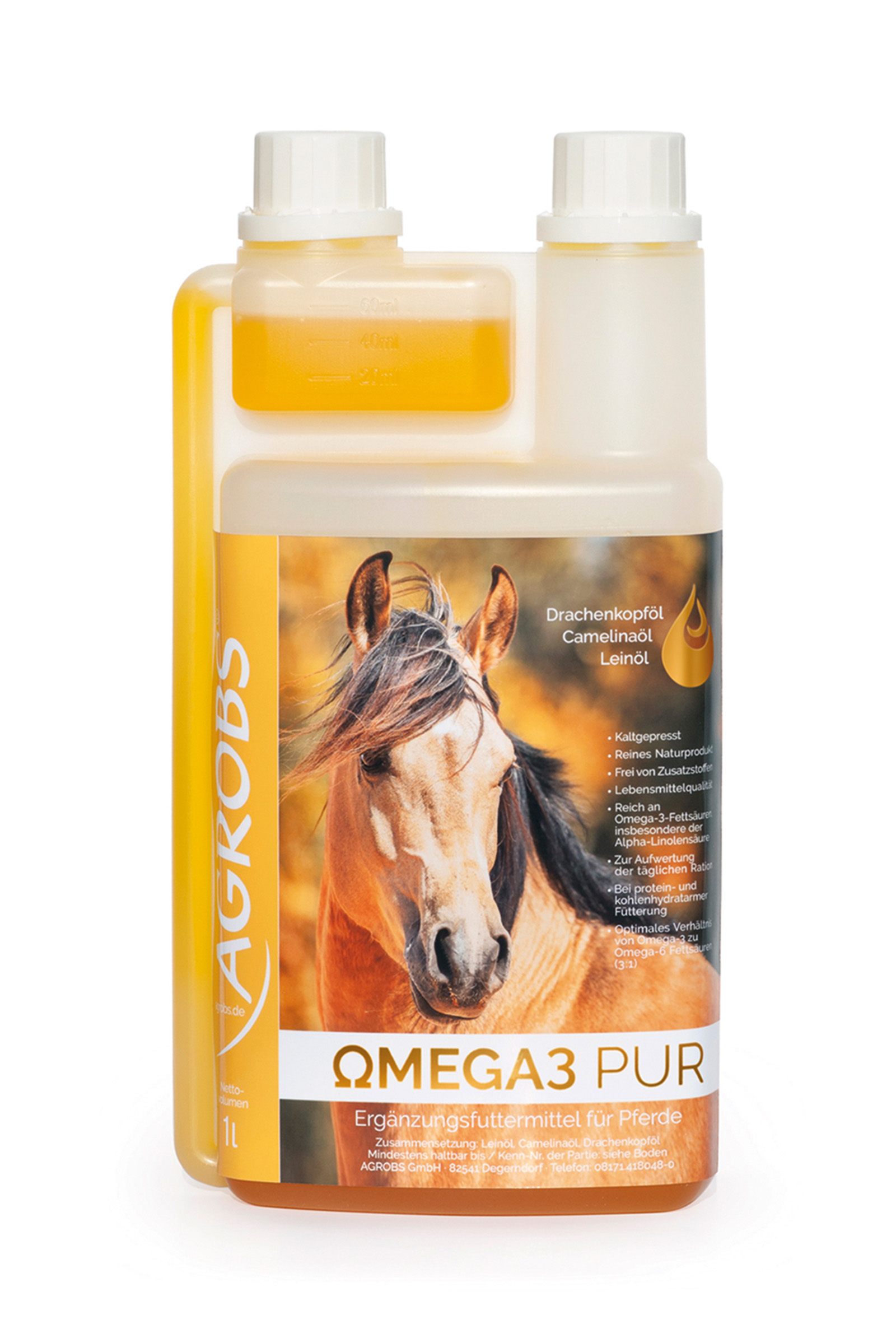 Agrobs Pure Omega-3, 1 liter