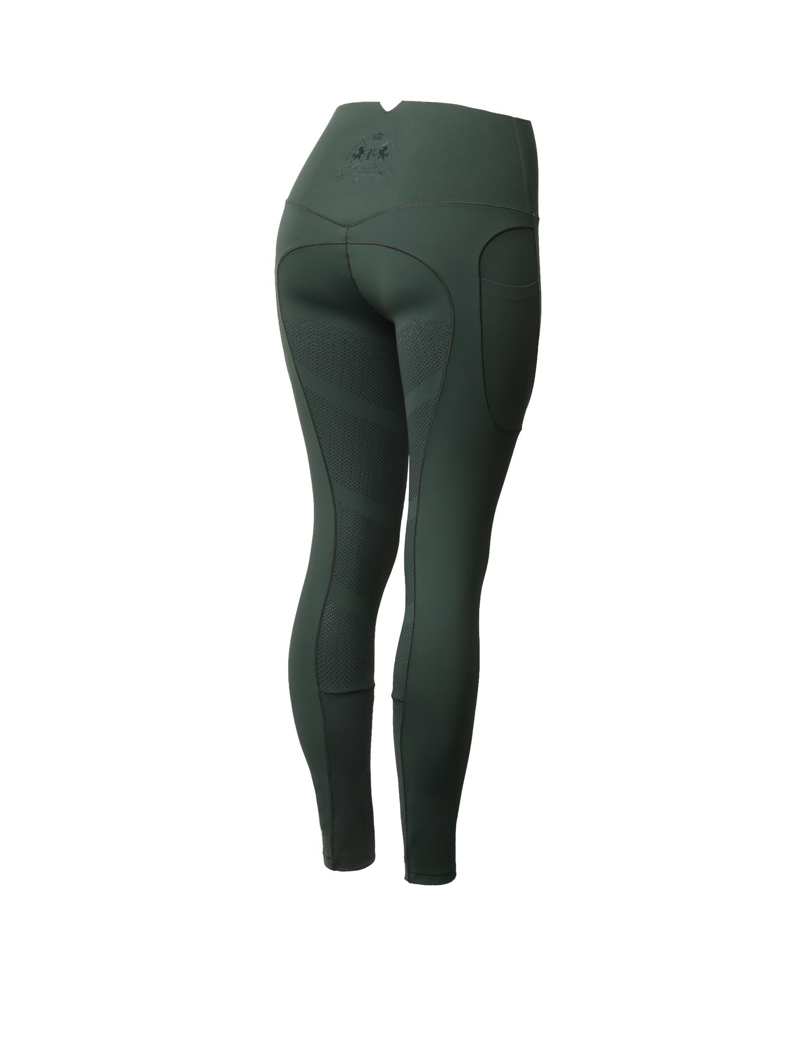 Scarab green B Vertigo Leonora Fullgrip Naadloze Thermo Tights