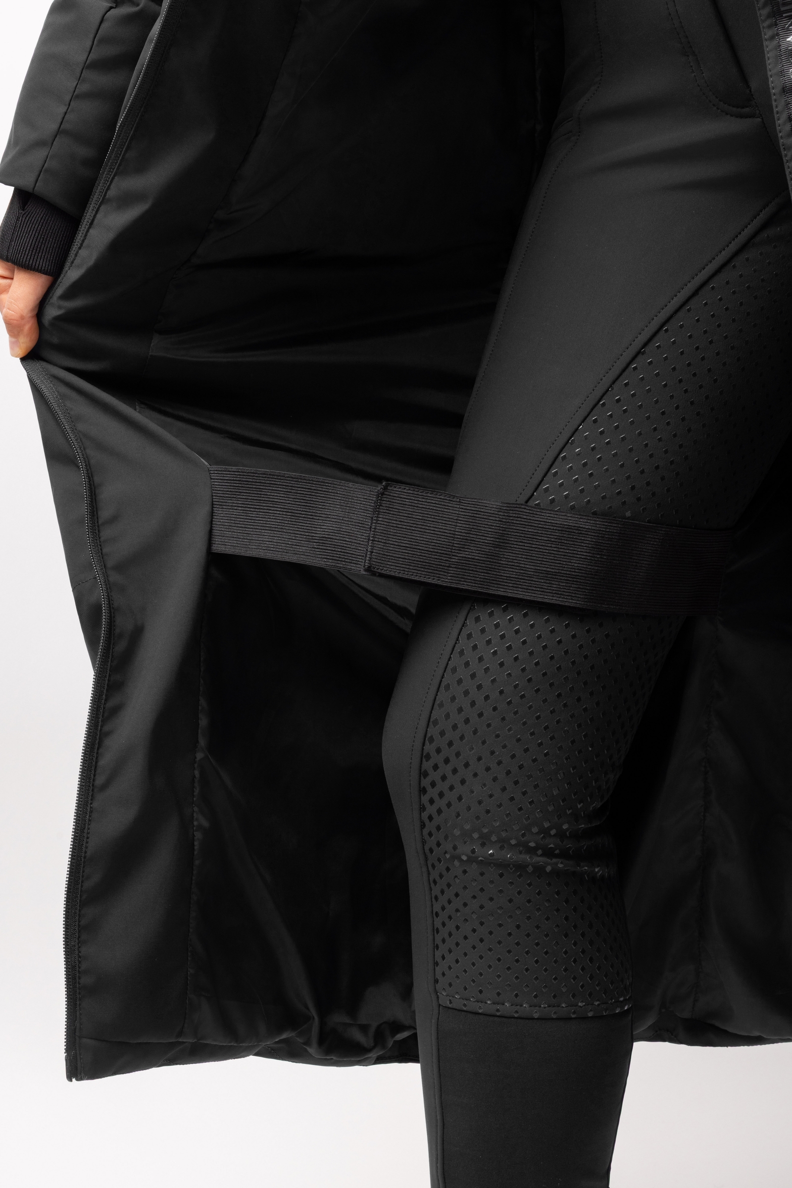 Horze Paloma lange gewatteerde jas voor dames