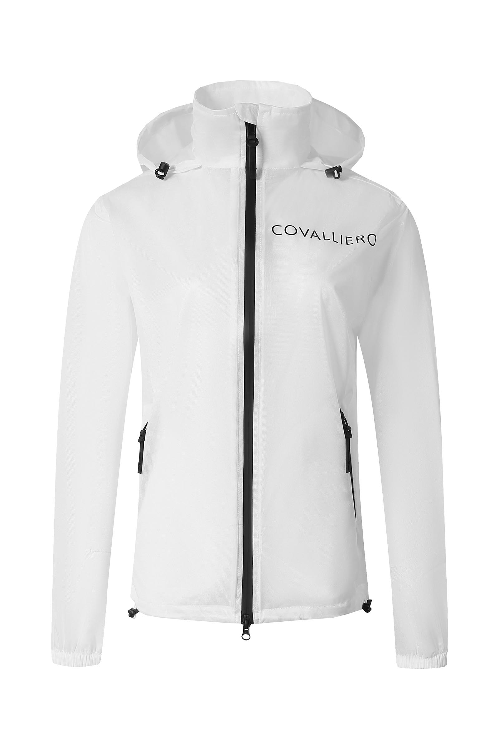 Covalliero ClearView dames half-transparante regenjas SS25  
