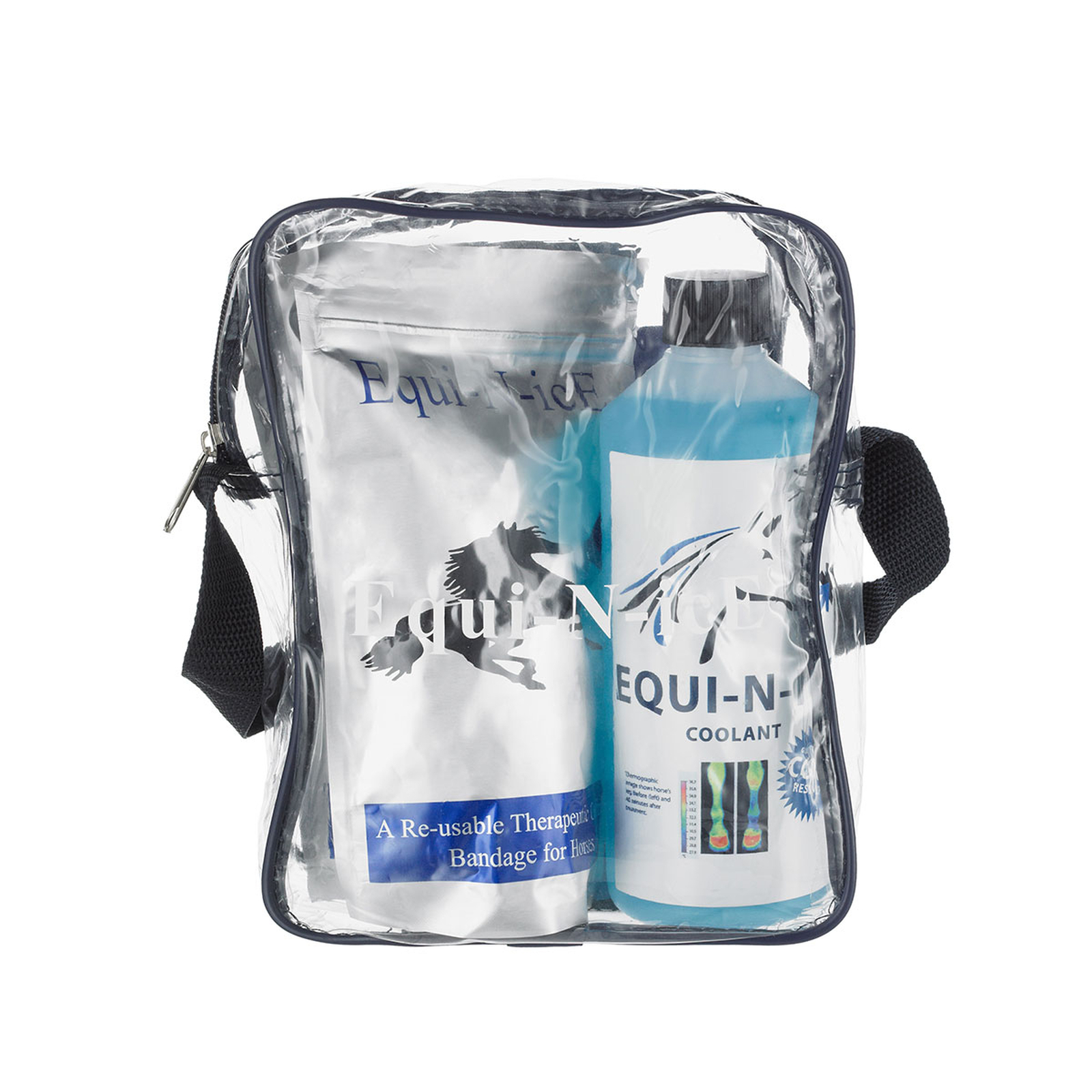 Equi-N-icE Stalpakket (2 bandages + 500 ml)