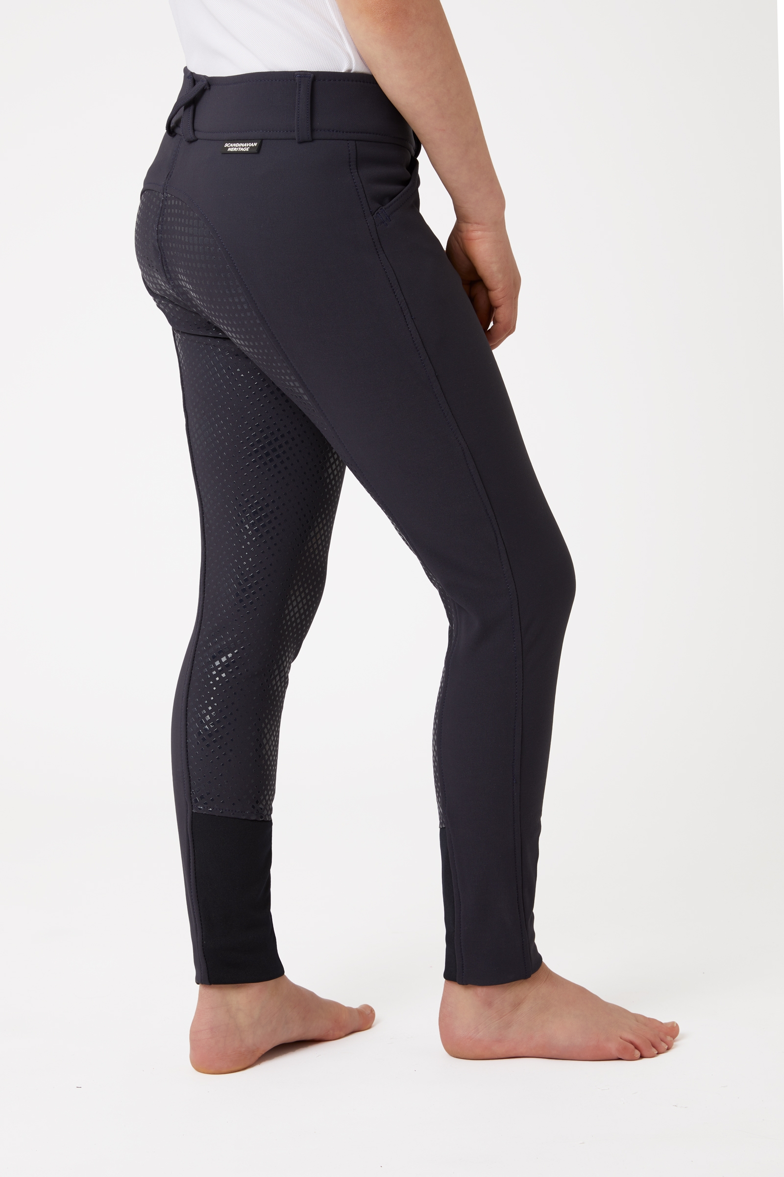 Horze Grand Prix kinderrijbroek met siliconen fullseat, UPF 50+