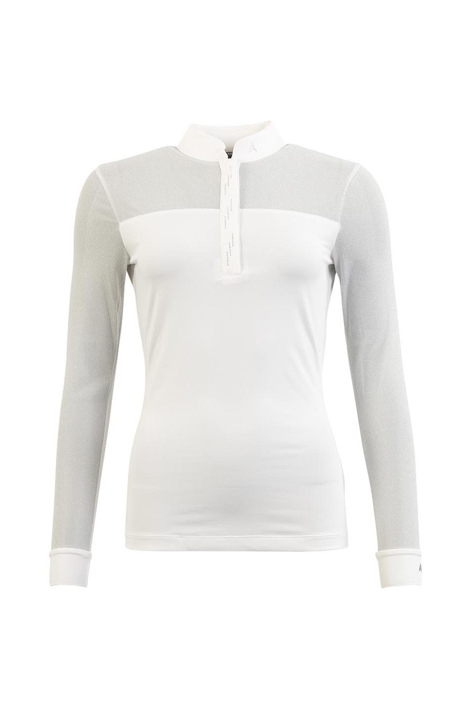 White ANKY Competition Luminous Dames Wedstrijdshirt, Lange Mouw