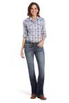 Ariat R.E.A.L. Mid Rise Stretch Entwined Dames bootcut jeans