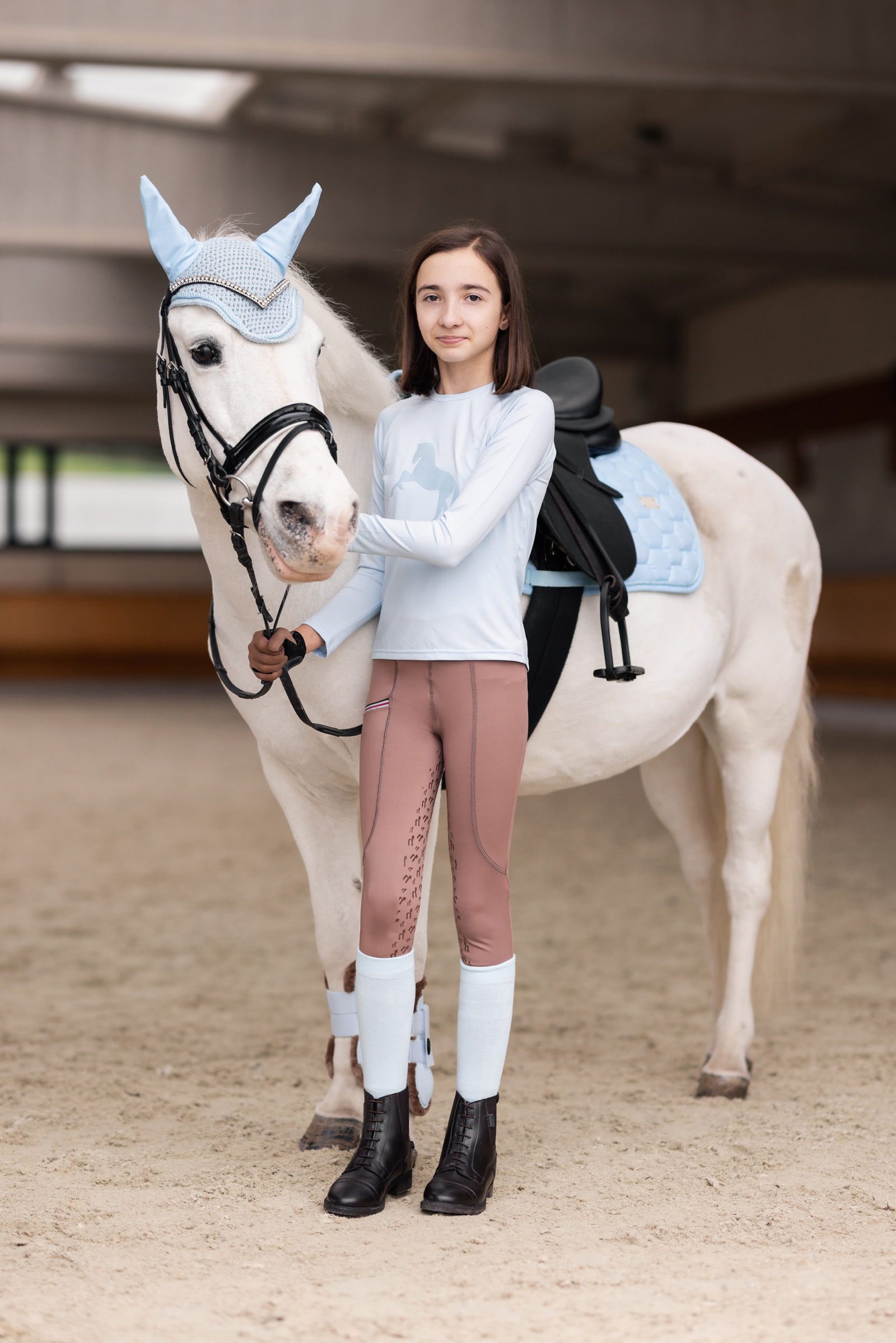 Horze Flora functionele longsleeve, kids