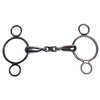 Korsteel RVS Franse link 2-ring Pessoa Bit