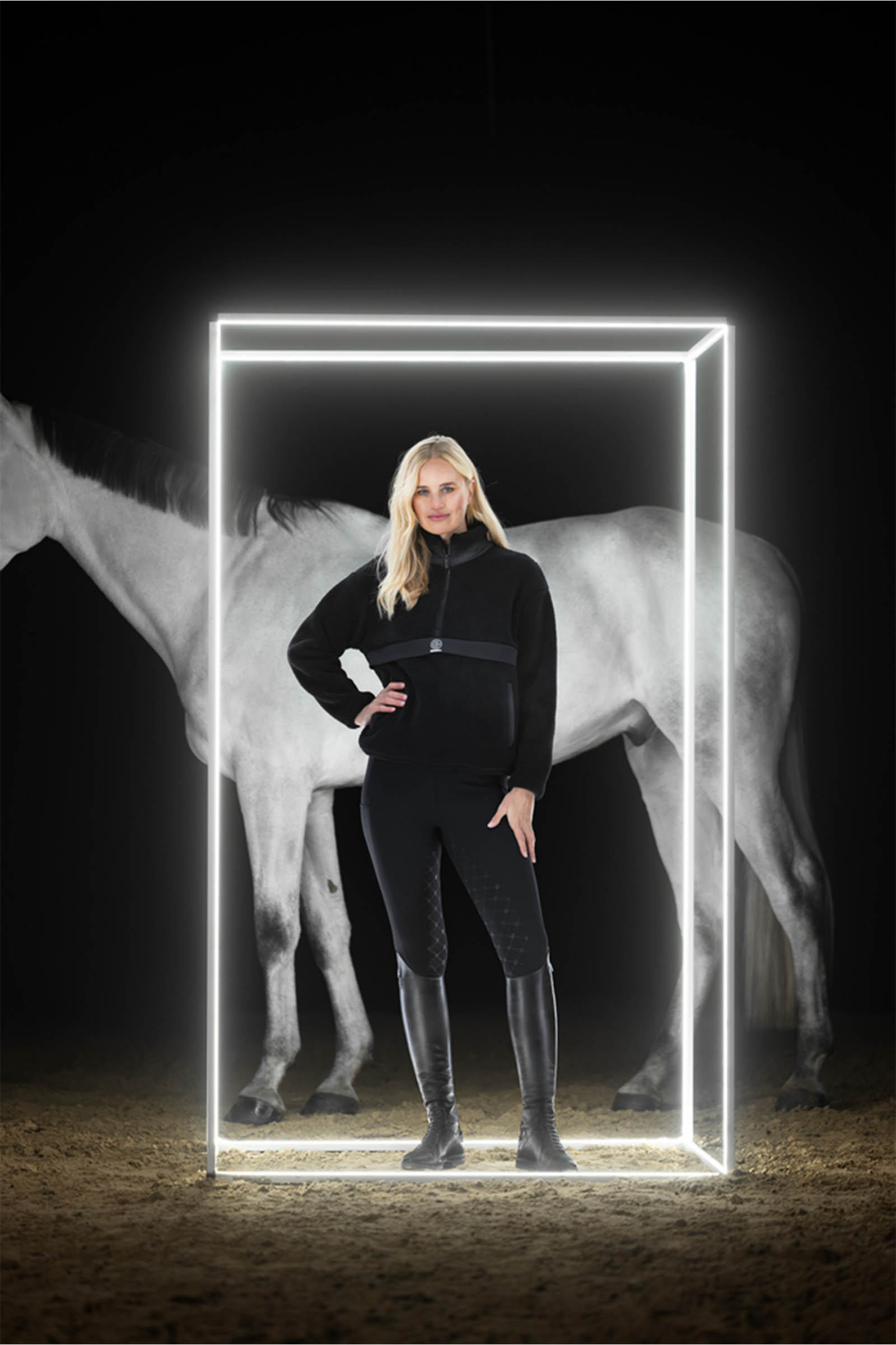 Eskadron Dynamics AW25 half-zip teddyfleece trui