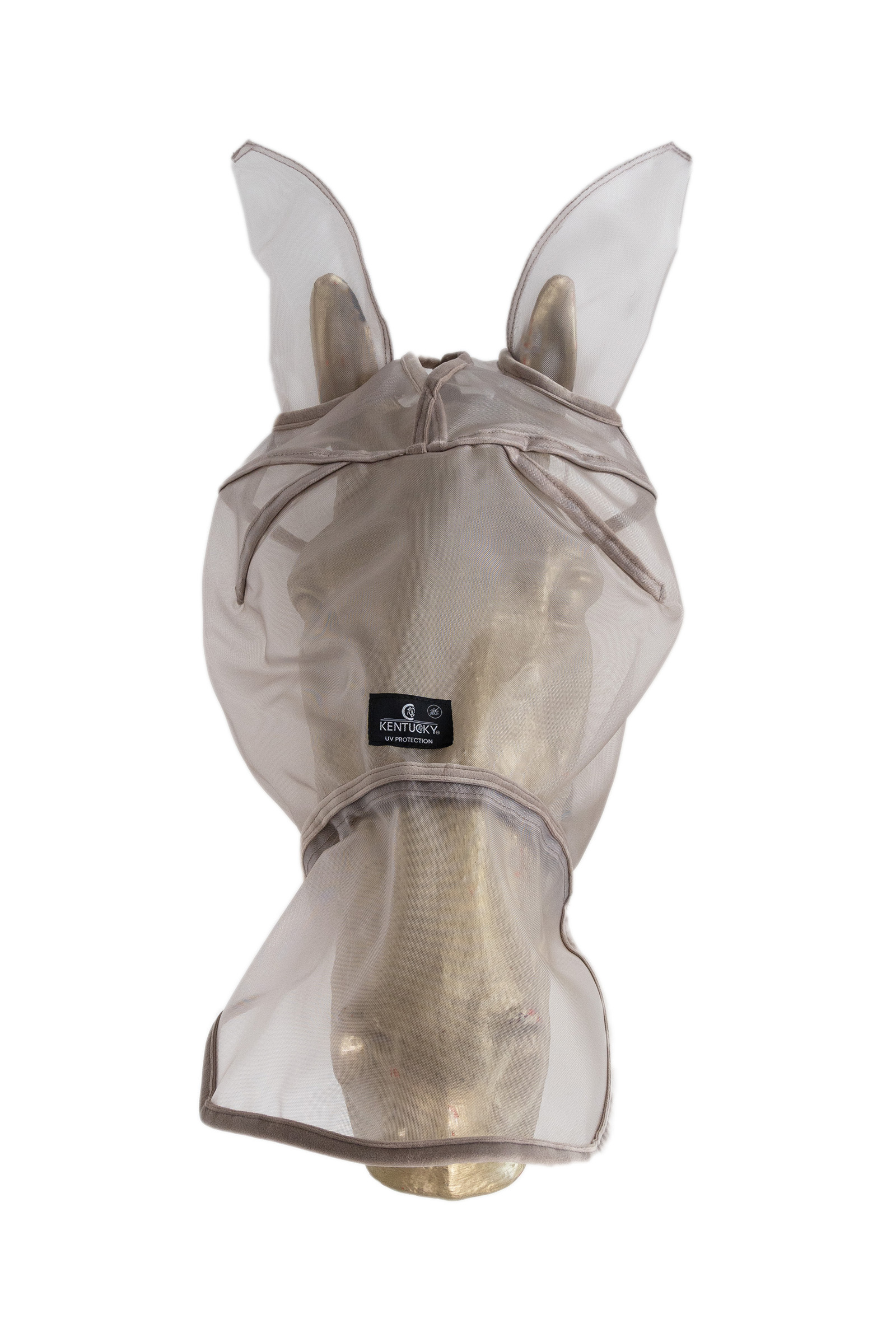 Kentucky Horsewear Classic vliegenmasker met oren en neusflap