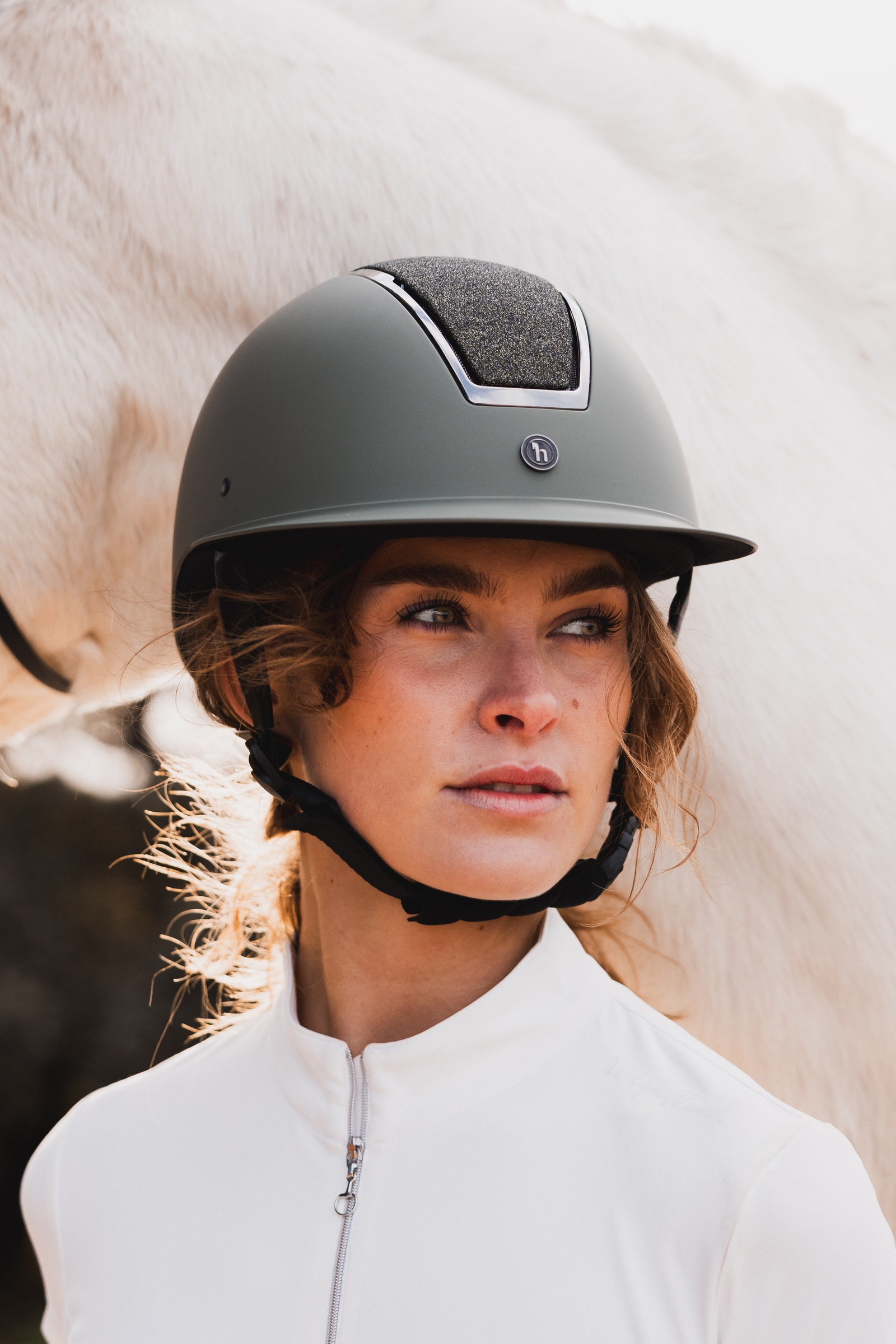 Horze Monarch II Metallic Glitter Cap