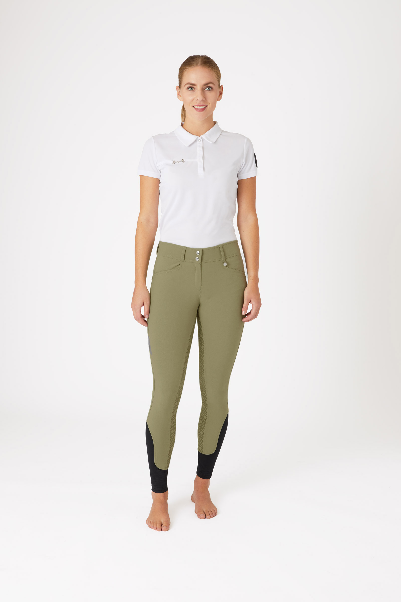 Horze fullseat rijbroek met hoge taille, dames