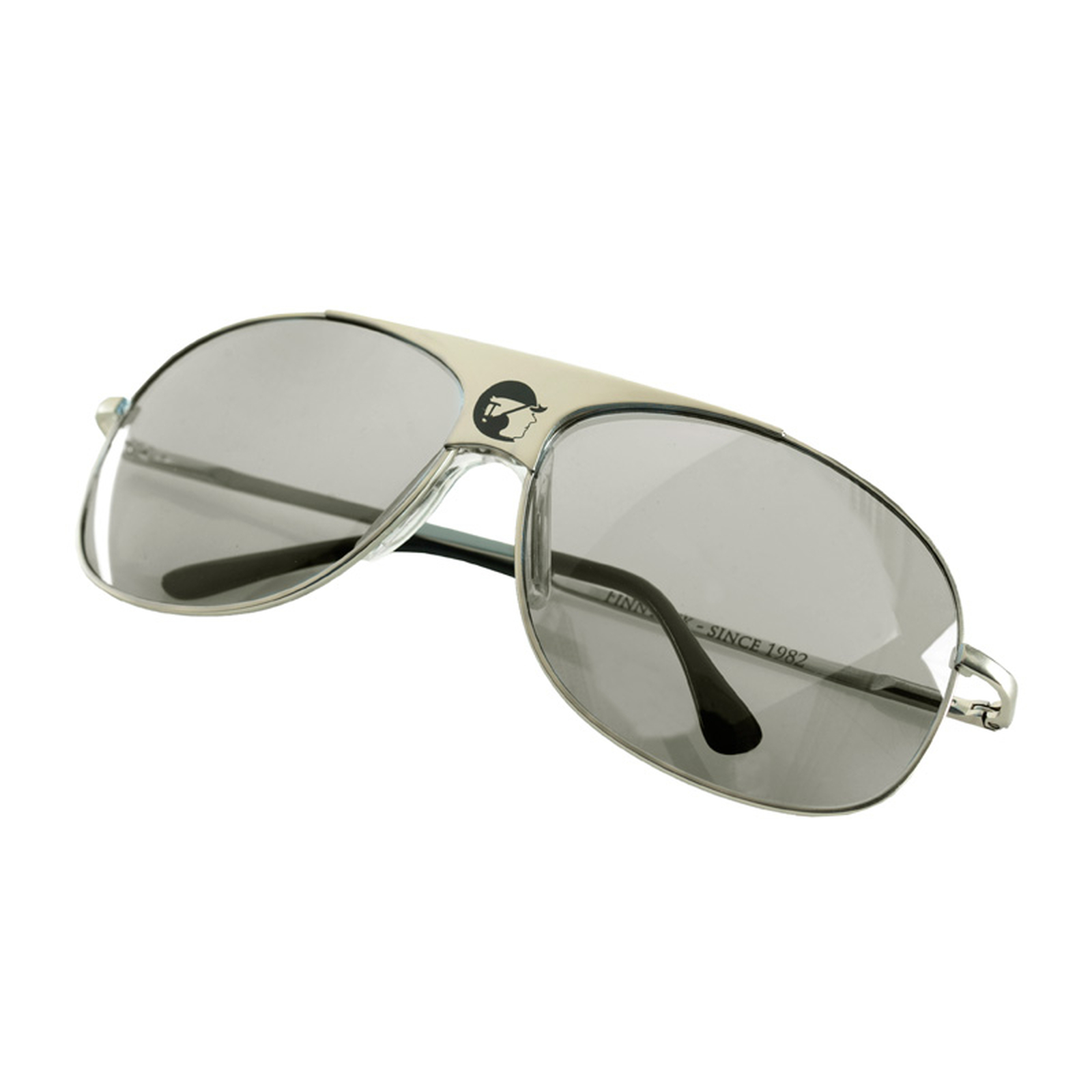 Silver/Smoke Finntack Pro Rayban Style Driving Glasses