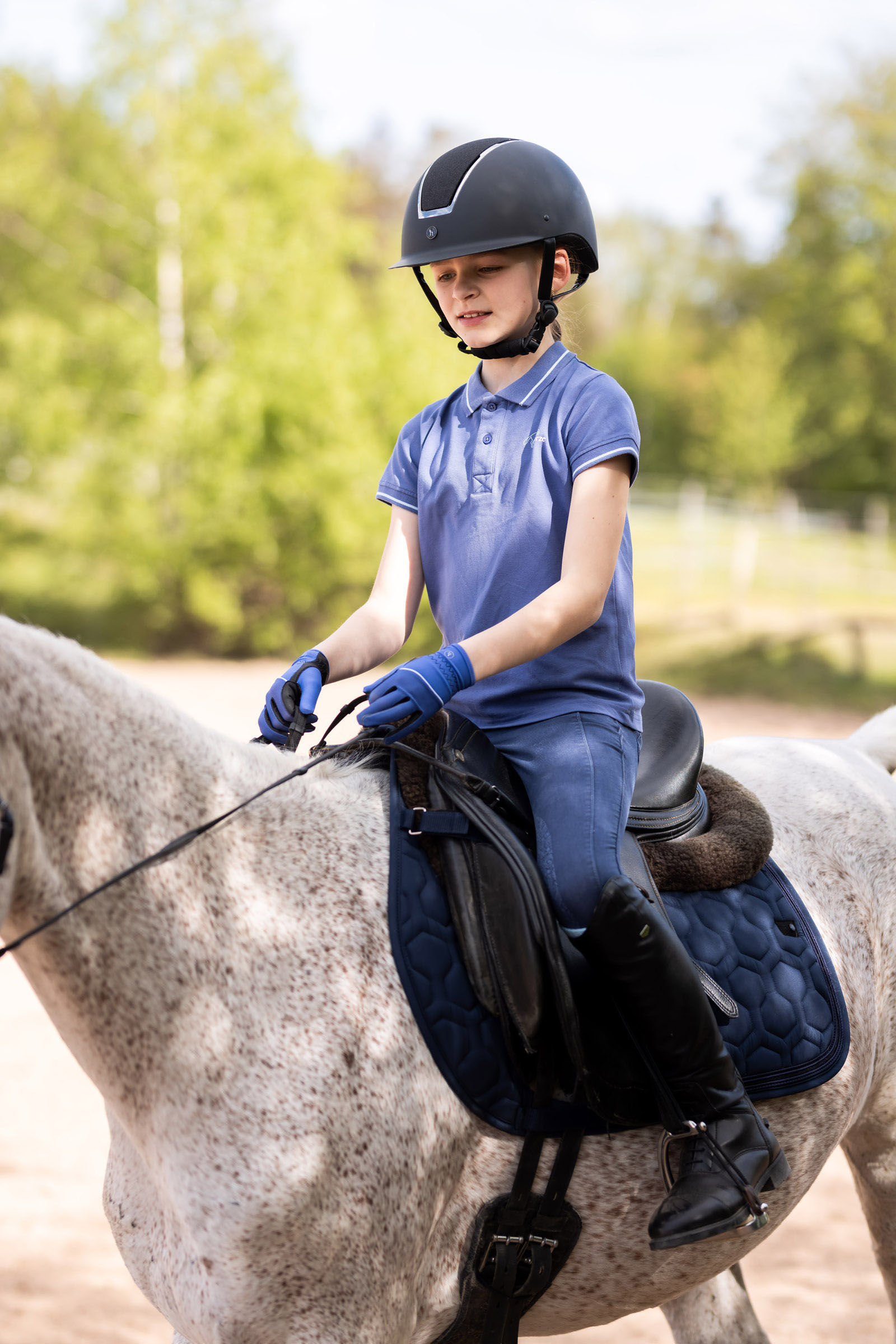 Horze Sohra functioneel poloshirt, kids