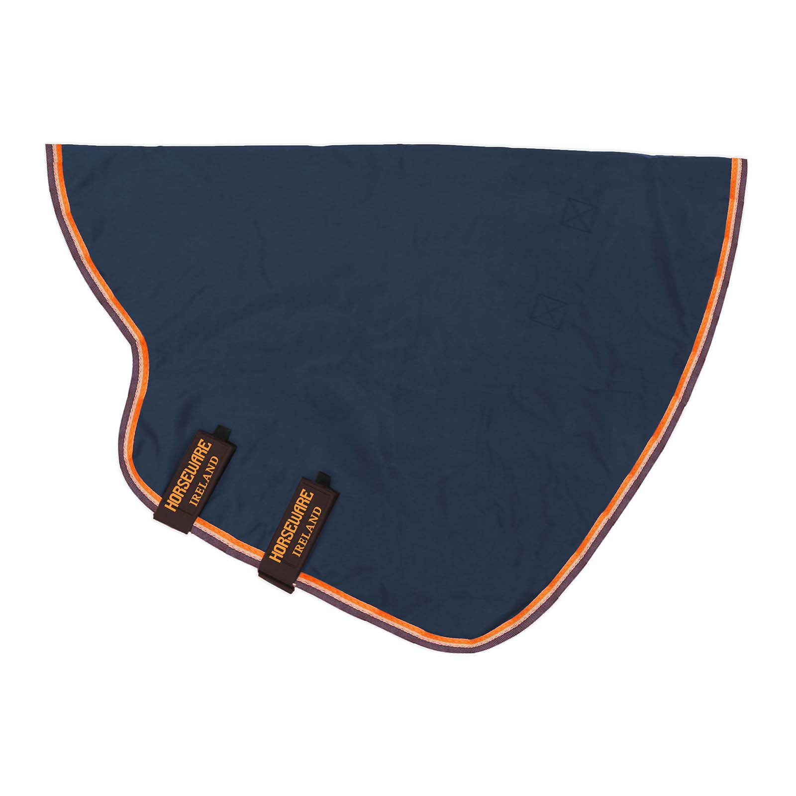 Navy/ Orange/ Tan Brown Horseware Rambo Original Hals, 0 grams