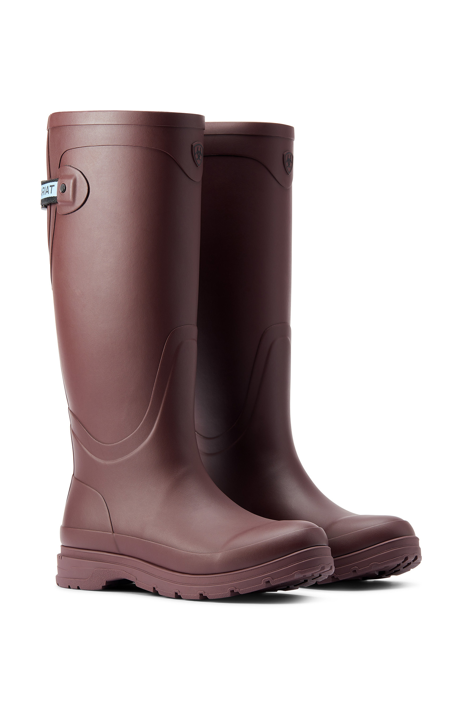 Maroon Dark Red Ariat Kelmarsh dames rubberlaarzen