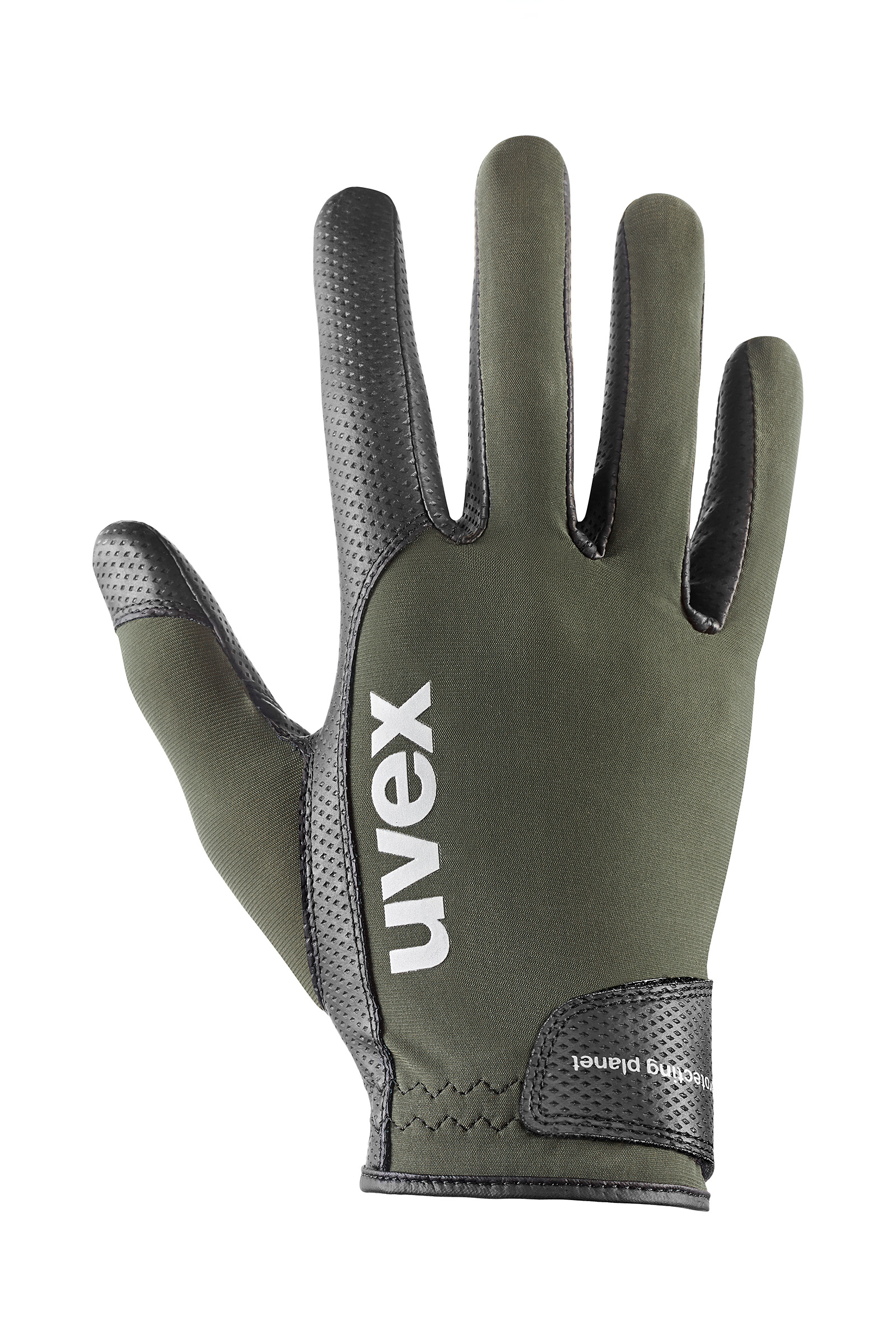 Black/ Olive Uvex vida planet rijhandschoenen